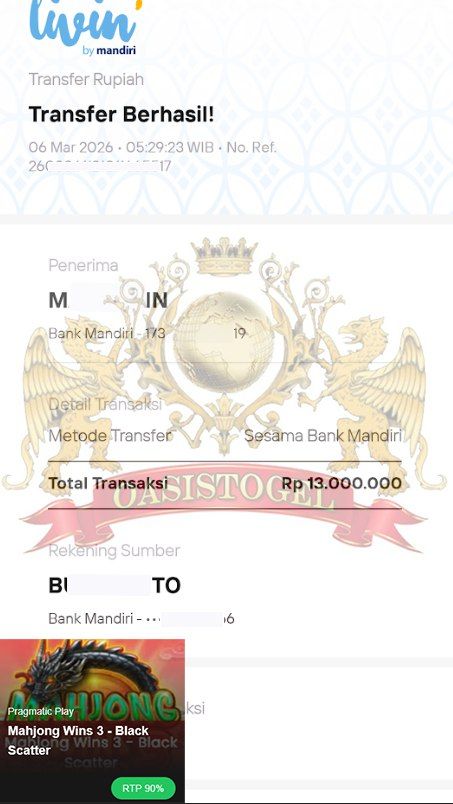 BUKTI JACKPOT OASISTOGEL