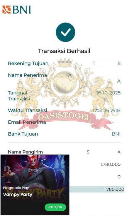 BUKTI JACKPOT OASISTOGEL
