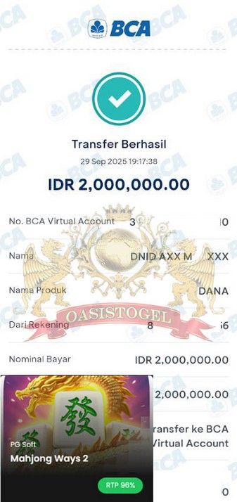 BUKTI JACKPOT OASISTOGEL