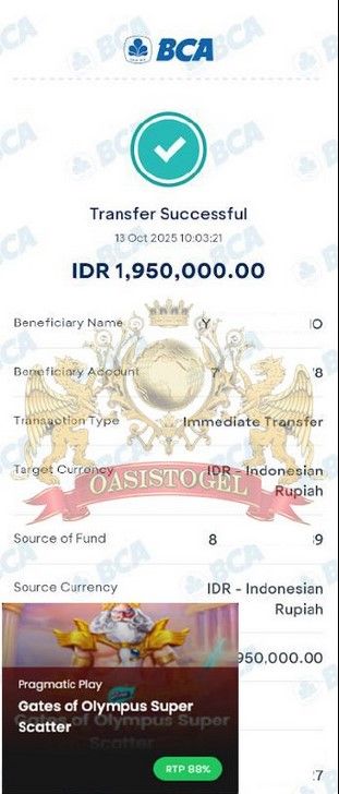BUKTI JACKPOT OASISTOGEL