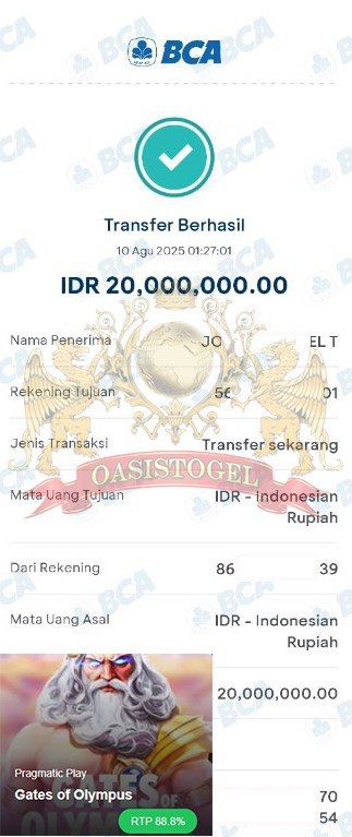 BUKTI JACKPOT OASISTOGEL