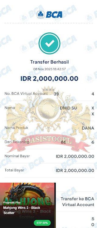 BUKTI JACKPOT OASISTOGEL