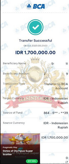 BUKTI JACKPOT OASISTOGEL