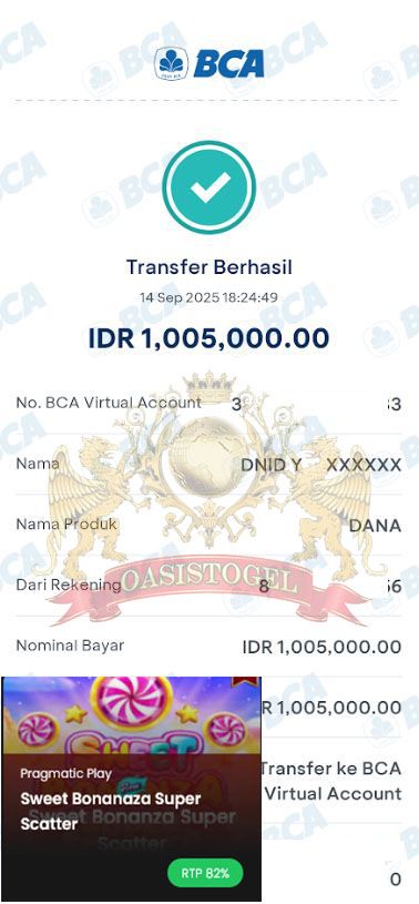 BUKTI JACKPOT OASISTOGEL