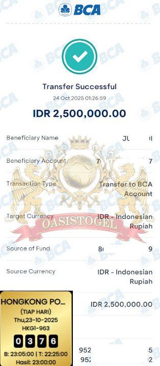 BUKTI JACKPOT OASISTOGEL