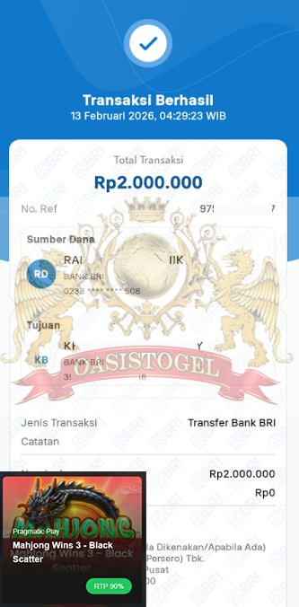 BUKTI JACKPOT OASISTOGEL