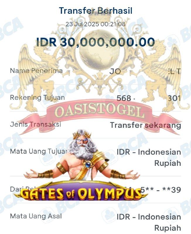 BUKTI JACKPOT OASISTOGEL