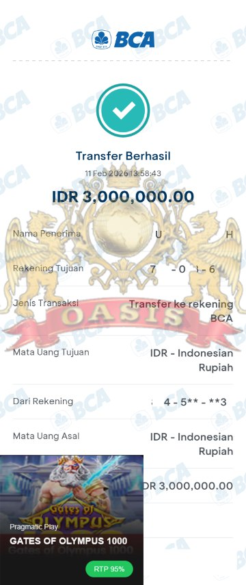 BUKTI JACKPOT OASISTOGEL