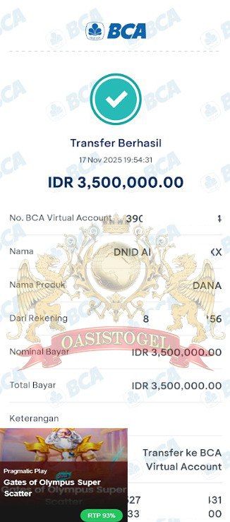 BUKTI JACKPOT OASISTOGEL