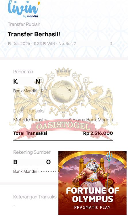 BUKTI JACKPOT OASISTOGEL