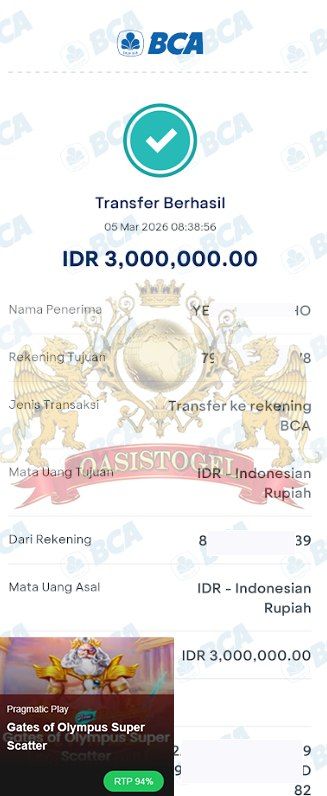 BUKTI JACKPOT OASISTOGEL