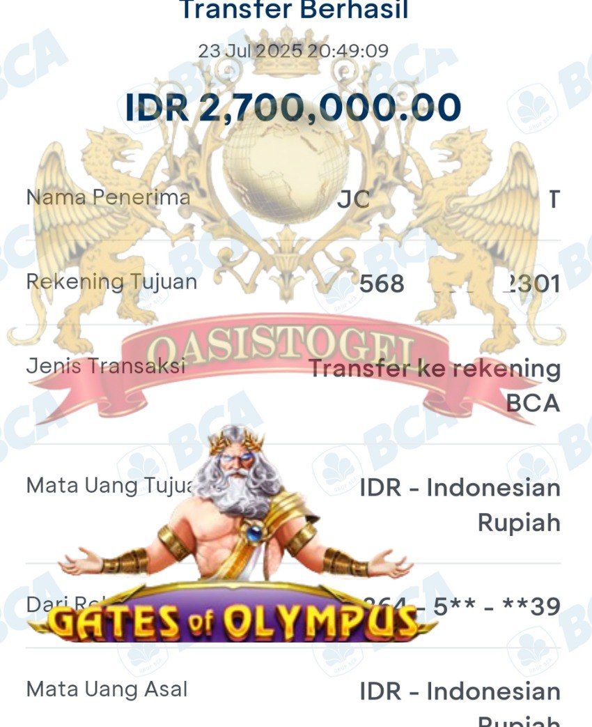 BUKTI JACKPOT OASISTOGEL