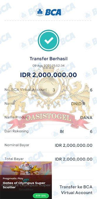 BUKTI JACKPOT OASISTOGEL