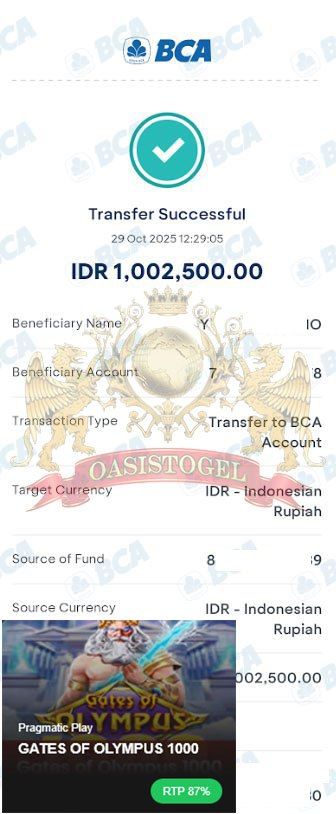 BUKTI JACKPOT OASISTOGEL