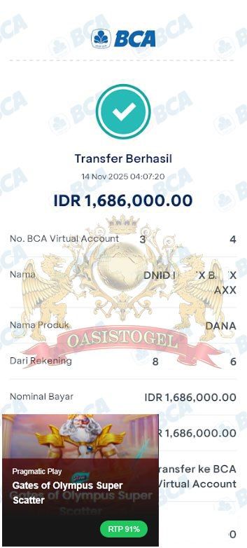 BUKTI JACKPOT OASISTOGEL