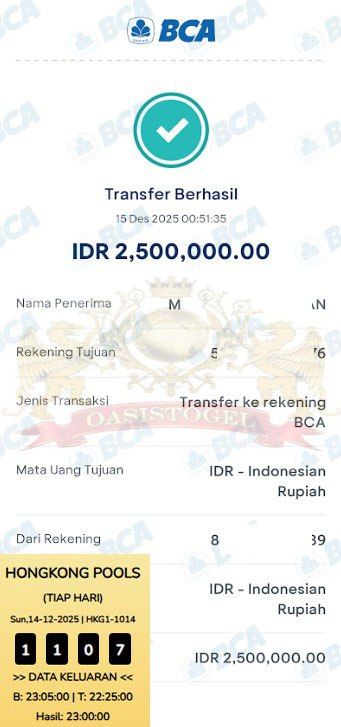 BUKTI JACKPOT OASISTOGEL