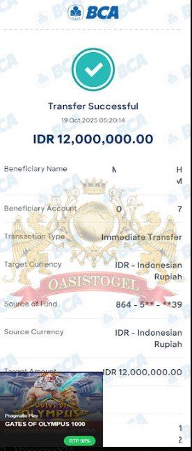 BUKTI JACKPOT OASISTOGEL