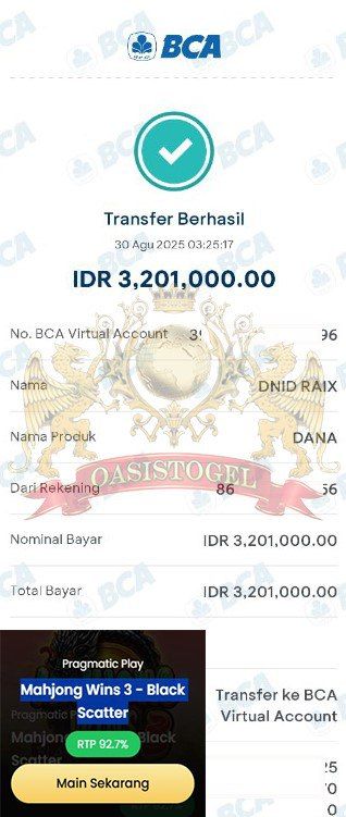 BUKTI JACKPOT OASISTOGEL