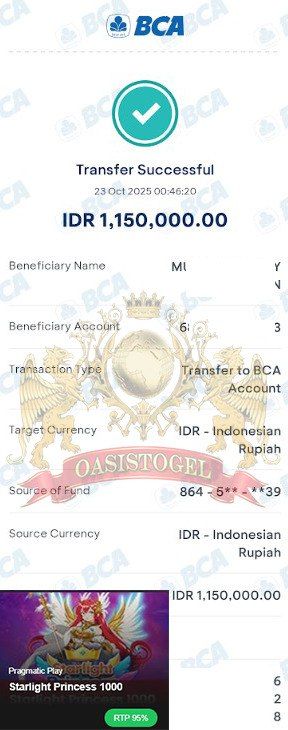 BUKTI JACKPOT OASISTOGEL