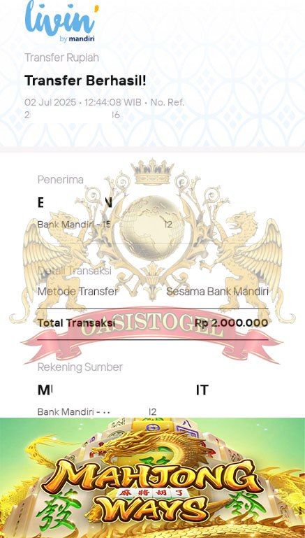 BUKTI JACKPOT OASISTOGEL