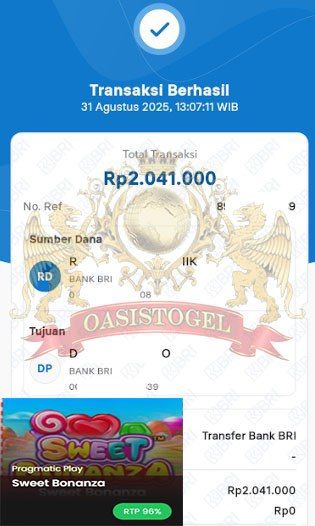 BUKTI JACKPOT OASISTOGEL