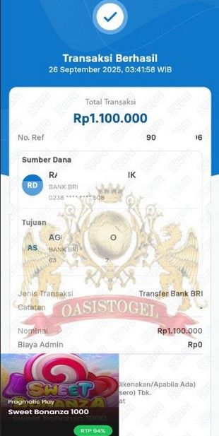 BUKTI JACKPOT OASISTOGEL