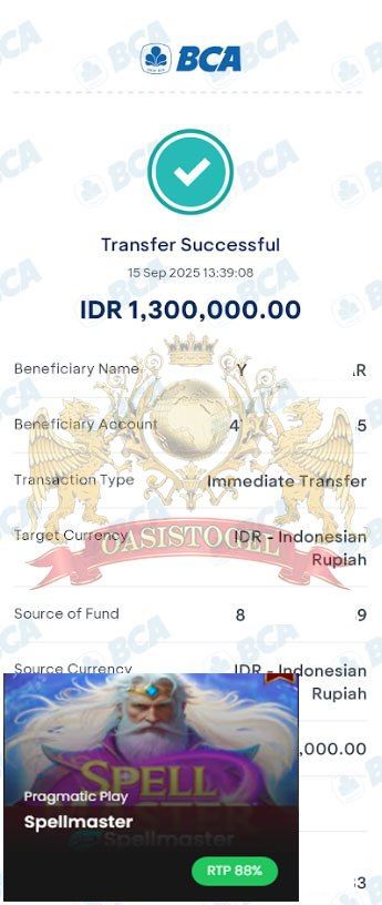 BUKTI JACKPOT OASISTOGEL