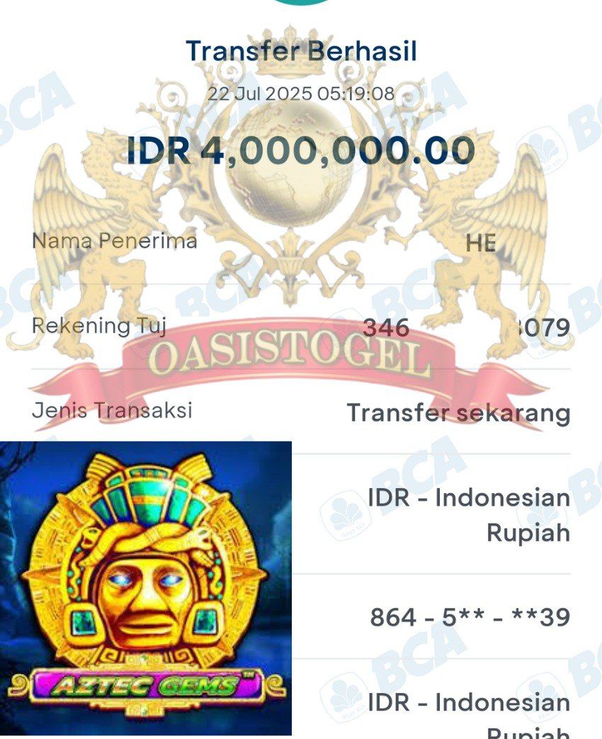 BUKTI JACKPOT OASISTOGEL