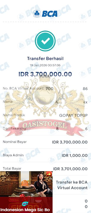 BUKTI JACKPOT OASISTOGEL