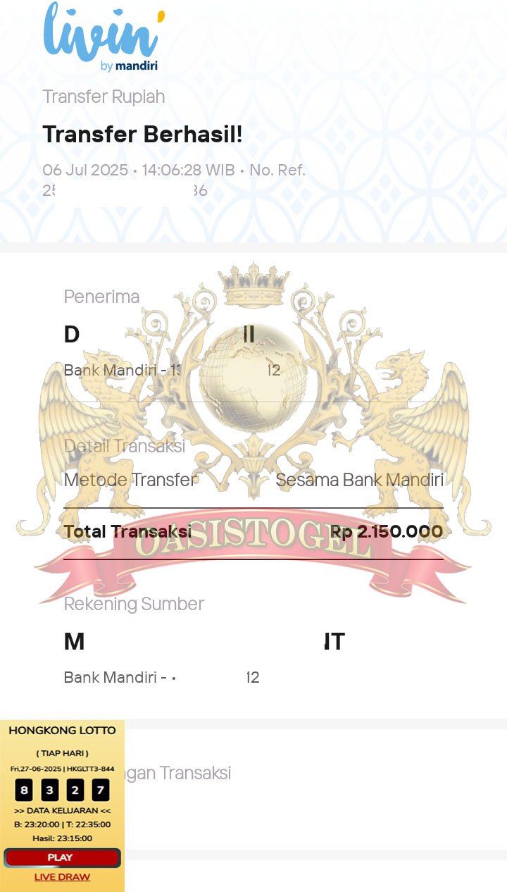 BUKTI JACKPOT OASISTOGEL
