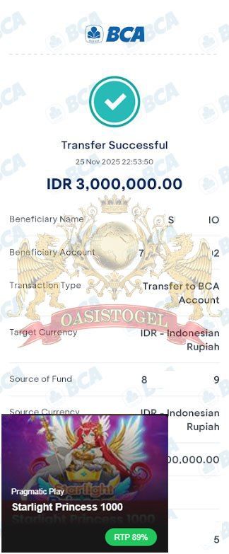 BUKTI JACKPOT OASISTOGEL