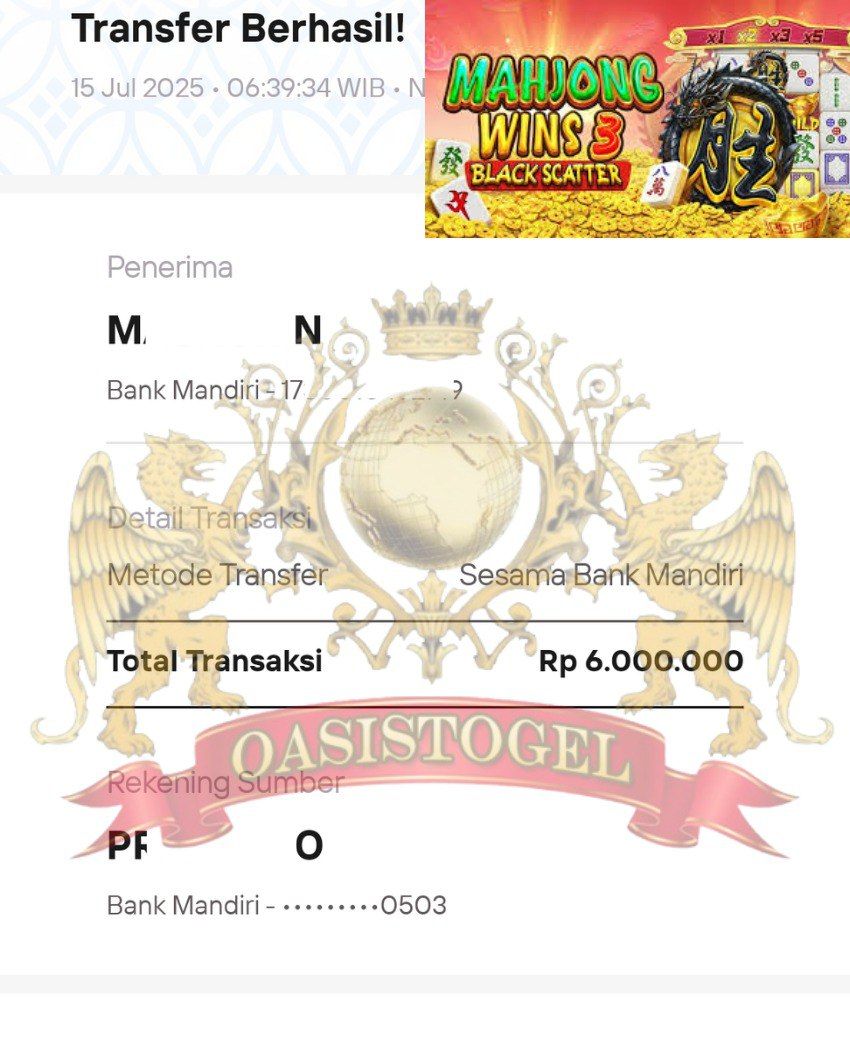 BUKTI JACKPOT OASISTOGEL