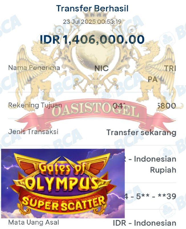 BUKTI JACKPOT OASISTOGEL