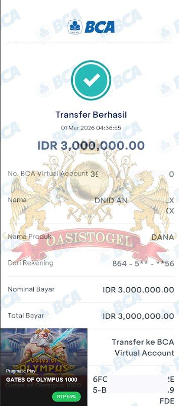 BUKTI JACKPOT OASISTOGEL