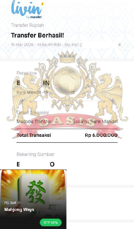 BUKTI JACKPOT OASISTOGEL