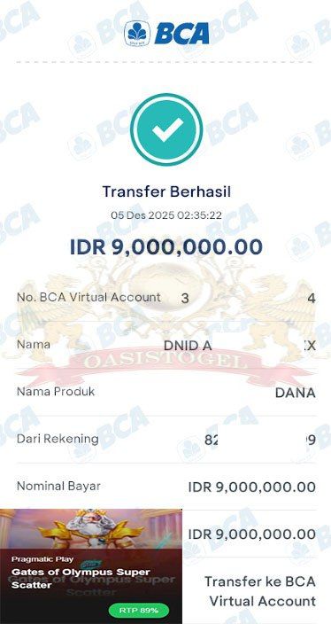 BUKTI JACKPOT OASISTOGEL