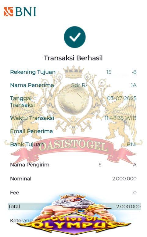 BUKTI JACKPOT OASISTOGEL