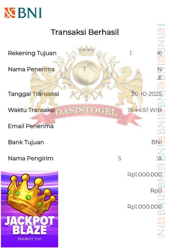 BUKTI JACKPOT OASISTOGEL