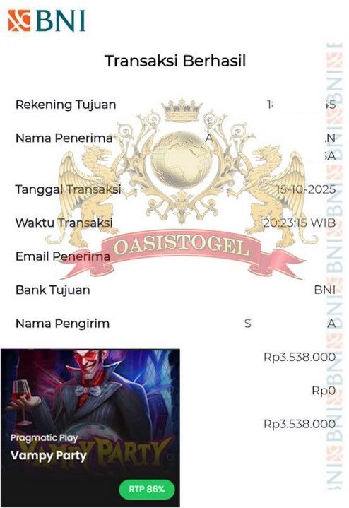 BUKTI JACKPOT OASISTOGEL
