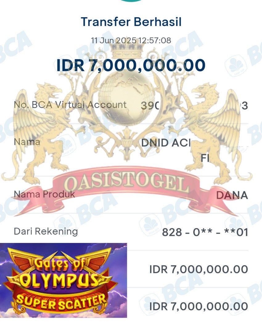 BUKTI JACKPOT OASISTOGEL