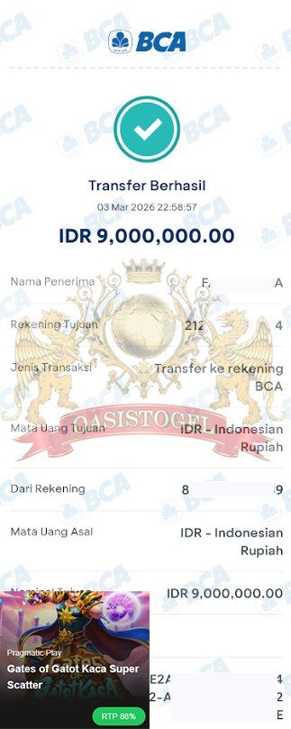 BUKTI JACKPOT OASISTOGEL