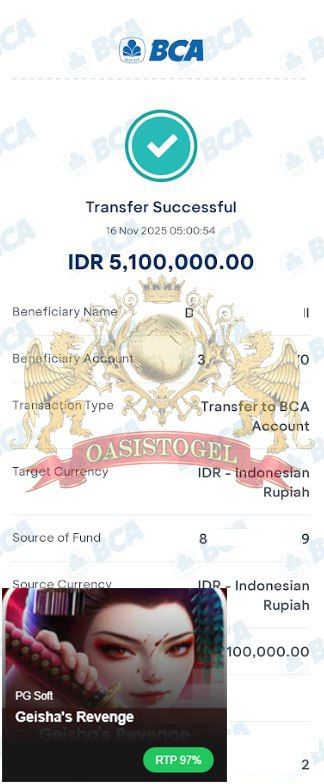 BUKTI JACKPOT OASISTOGEL