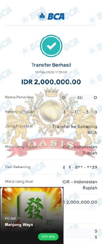 BUKTI JACKPOT OASISTOGEL