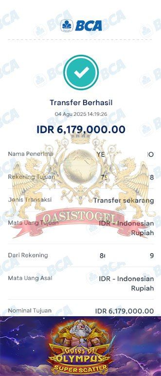 BUKTI JACKPOT OASISTOGEL