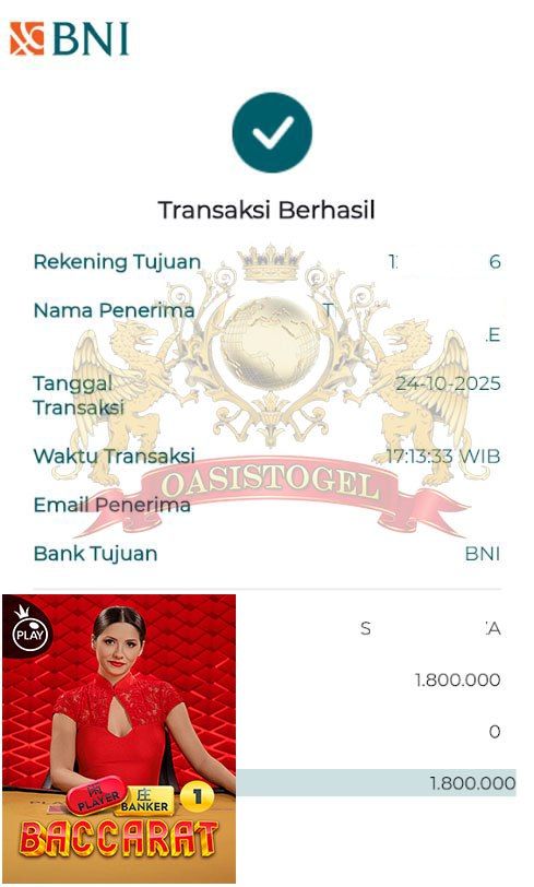 BUKTI JACKPOT OASISTOGEL