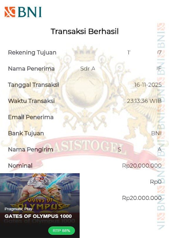 BUKTI JACKPOT OASISTOGEL