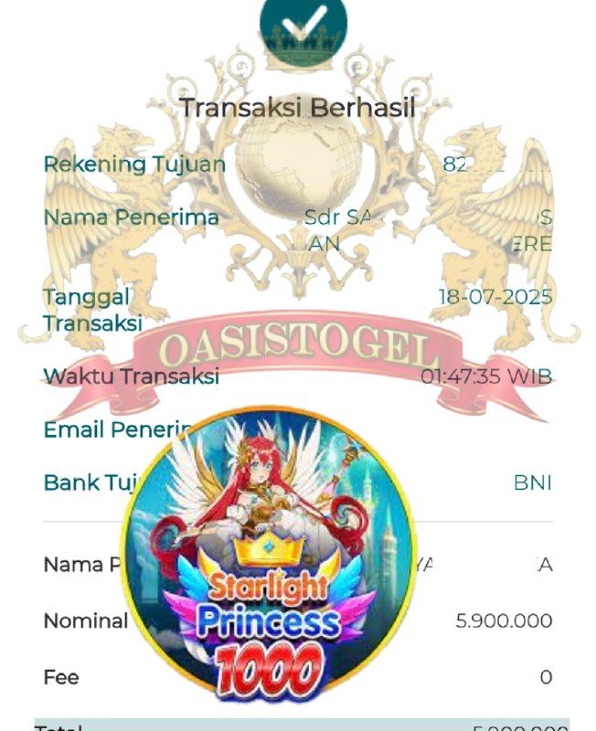 BUKTI JACKPOT OASISTOGEL