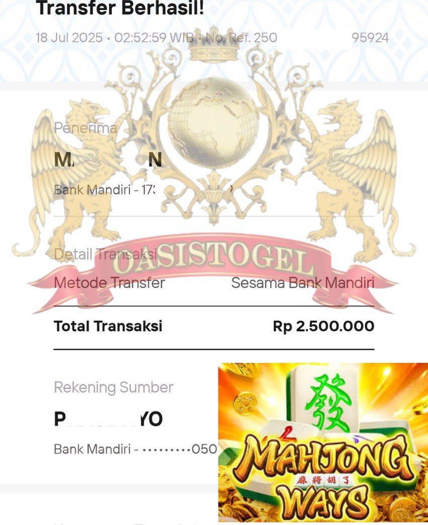 BUKTI JACKPOT OASISTOGEL
