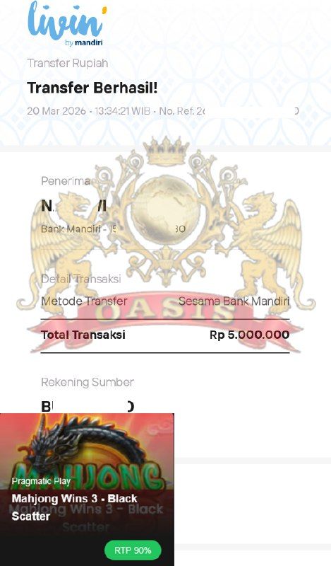 BUKTI JACKPOT OASISTOGEL