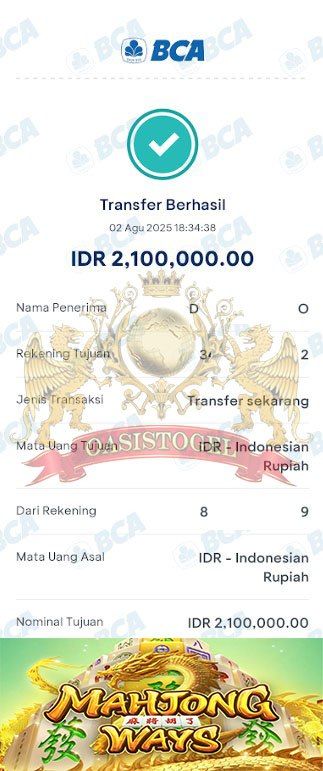 BUKTI JACKPOT OASISTOGEL
